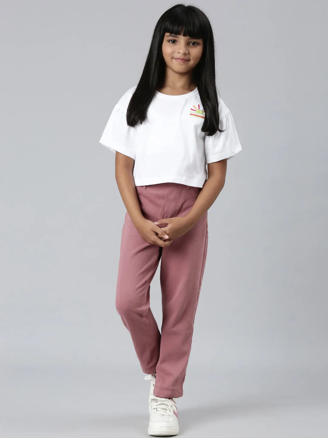 Light Wine Cotton Poly Stretch Super Stretch Jeggings