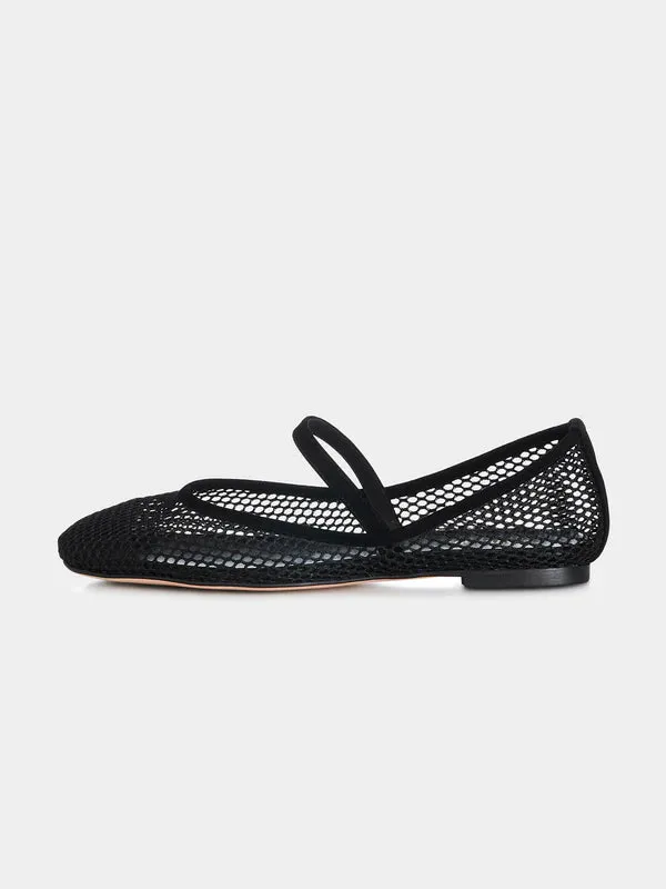 LILY MESH BALEET FLATS