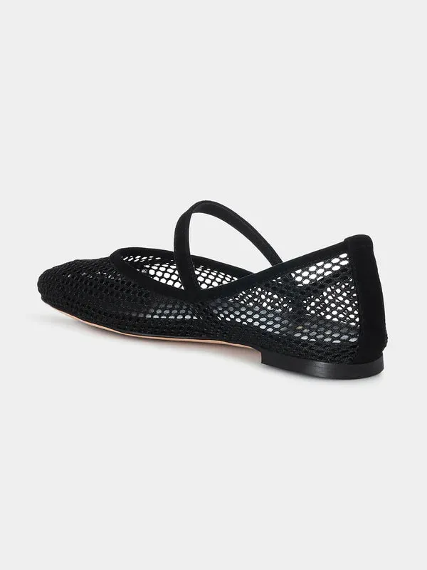 LILY MESH BALEET FLATS