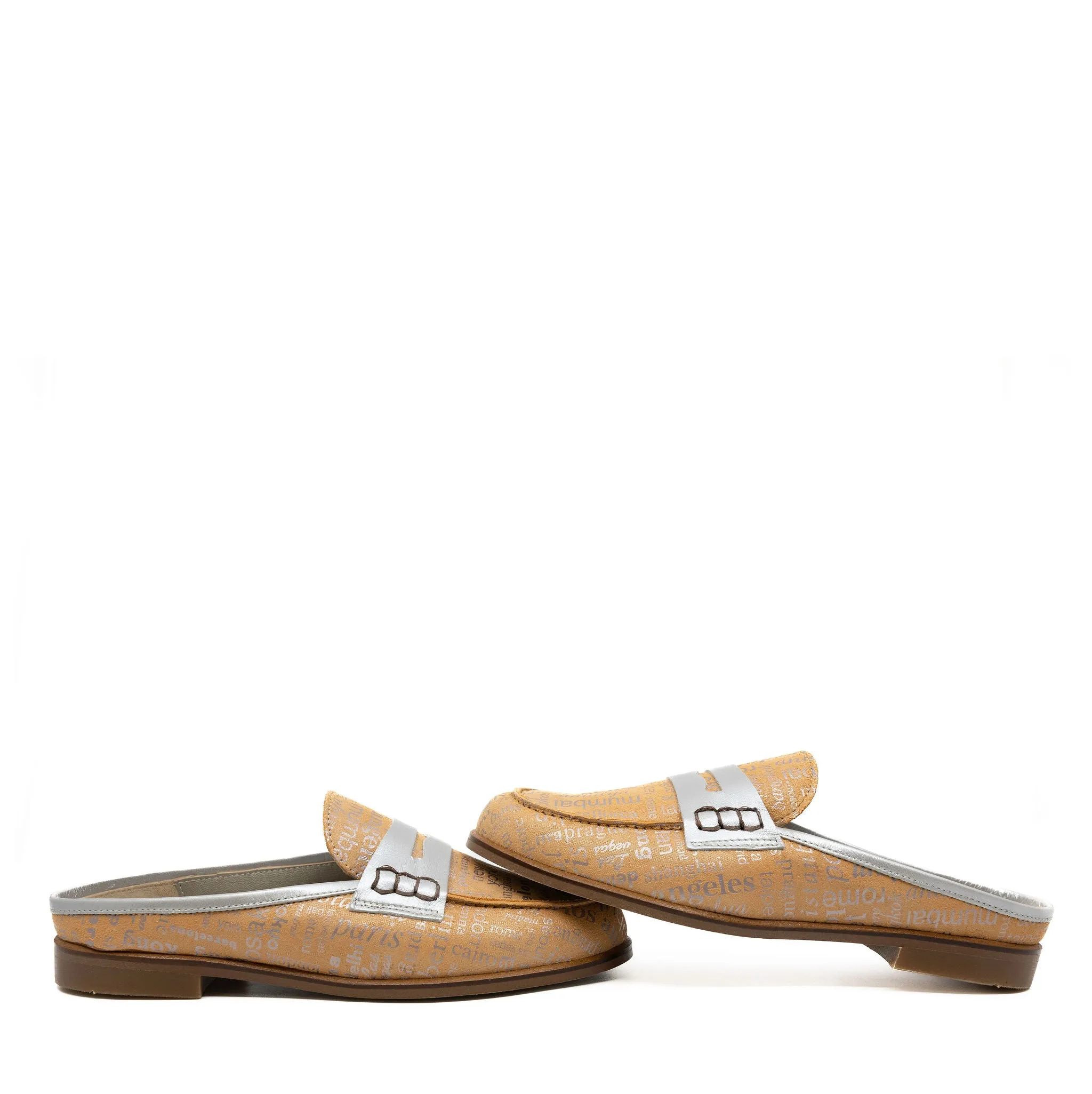 LMDI Tangerine Newspaper Mule
