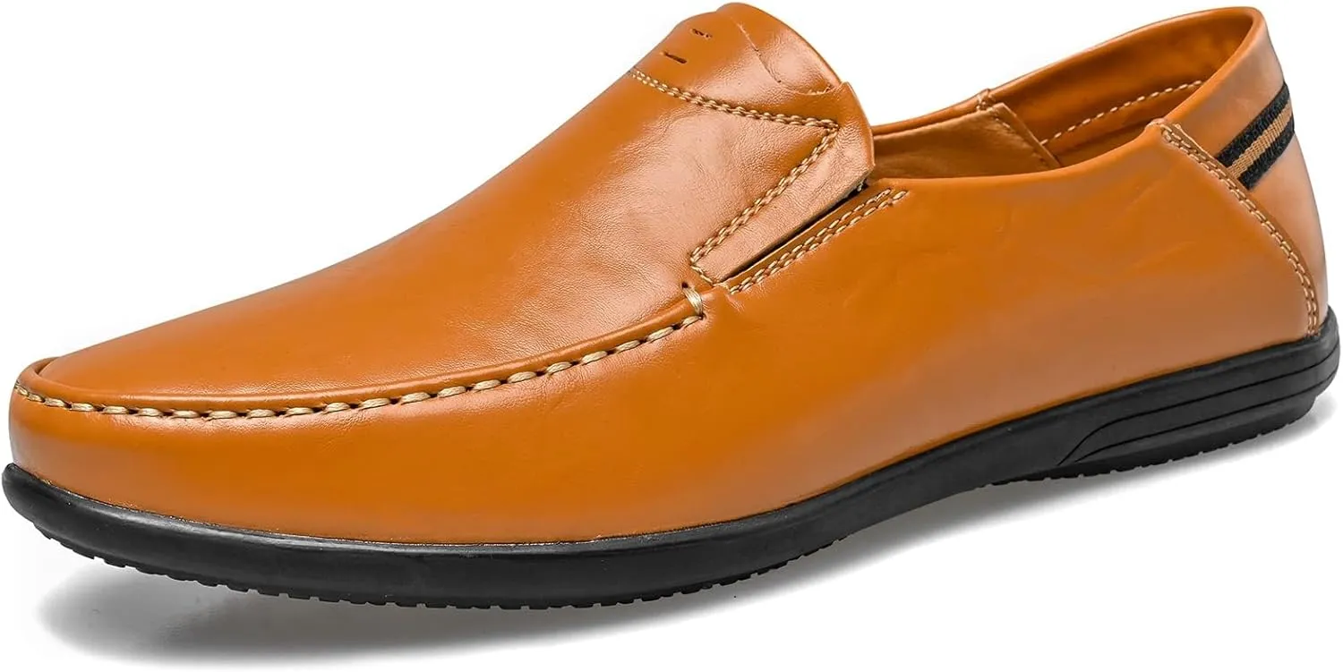 Loafer Premium Genuine Leather Men's Casual Shoes Slip On Mens Driving Penny Loafers for Men Lightweight Breathable