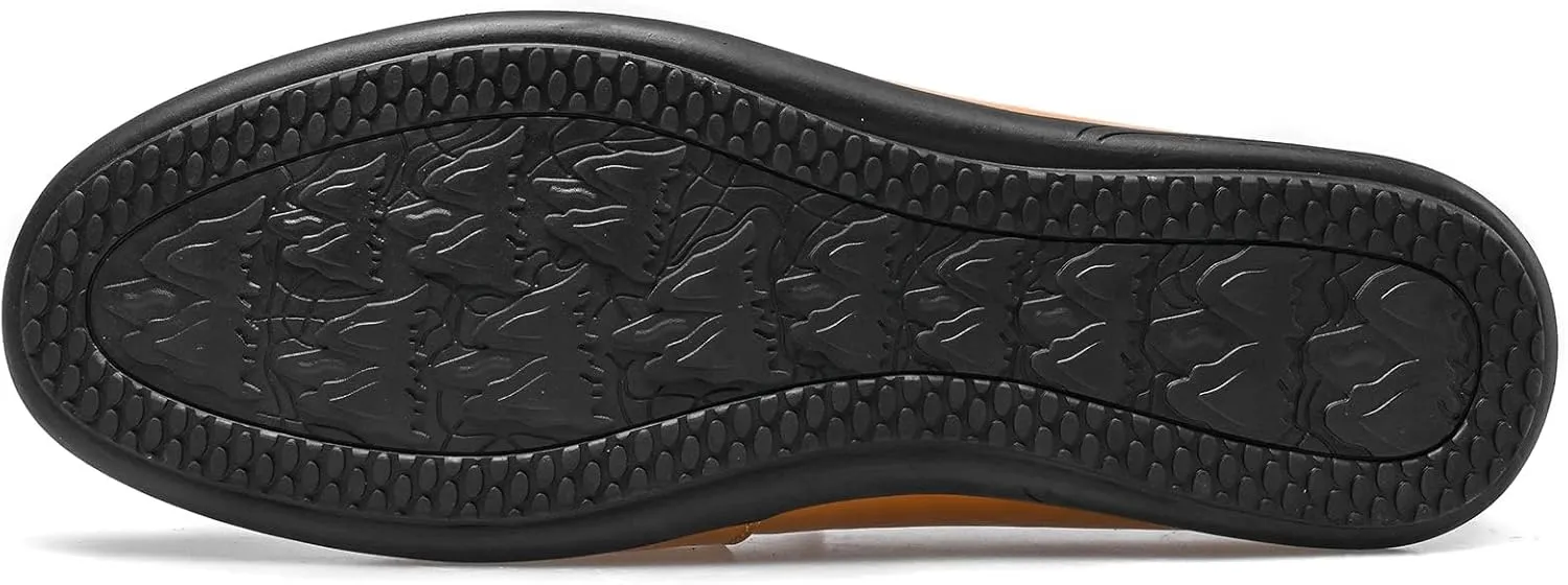 Loafer Premium Genuine Leather Men's Casual Shoes Slip On Mens Driving Penny Loafers for Men Lightweight Breathable