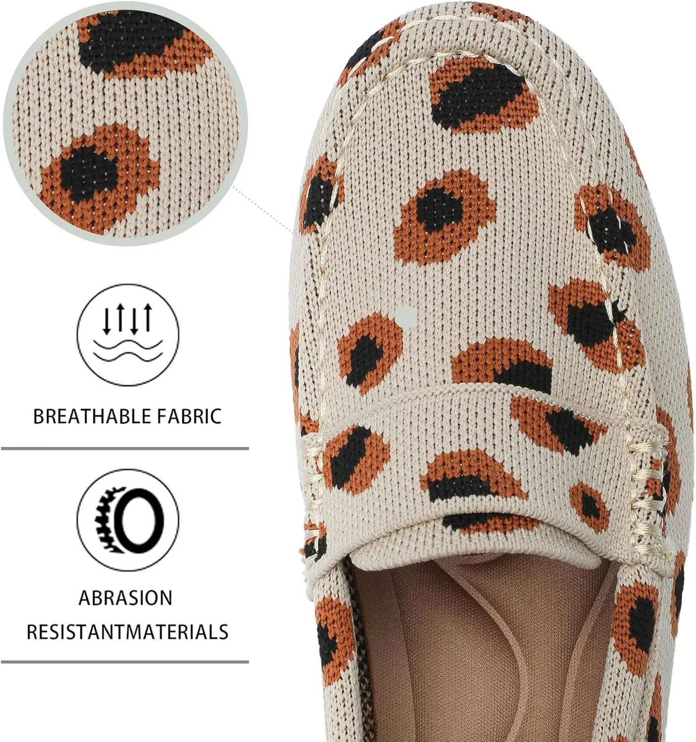 Loafers for Women Comfortable Breathable ShoeCasual Slip On Womens Driving Flats Shoes