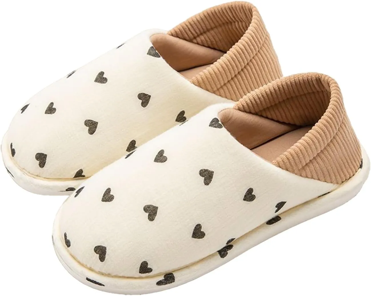 Loizziuy Pregnant Women's Slippers Soft Sole Anti-Slip Maternity Postpartum Summer Thin Cotton Slippers with Heel Women's Set