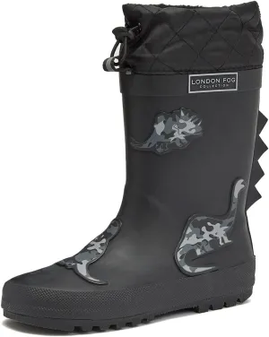 LONDON FOG Toby Boys Girls Snow Boots and Rain Boots - Insulated Winter Waterproof Boys Girls Snow Boots - Little Kid and Big Kid Sizes 11 to 7