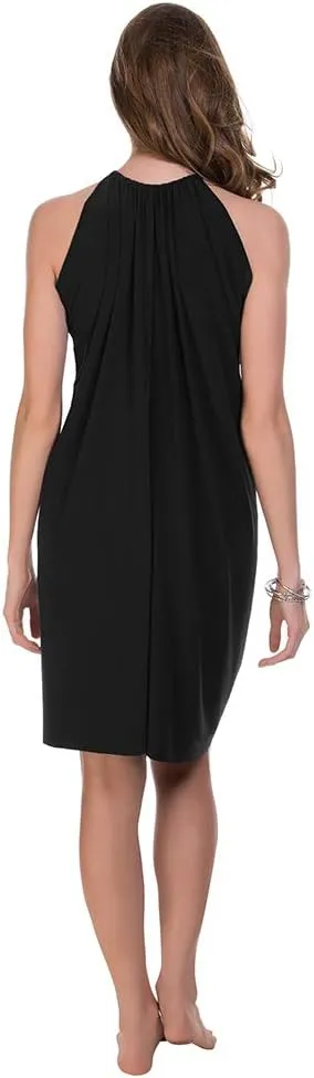 MagicSuit Draped Cover-Up Dress