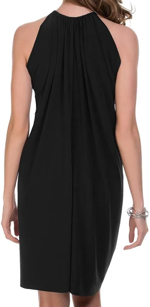 MagicSuit Draped Cover-Up Dress