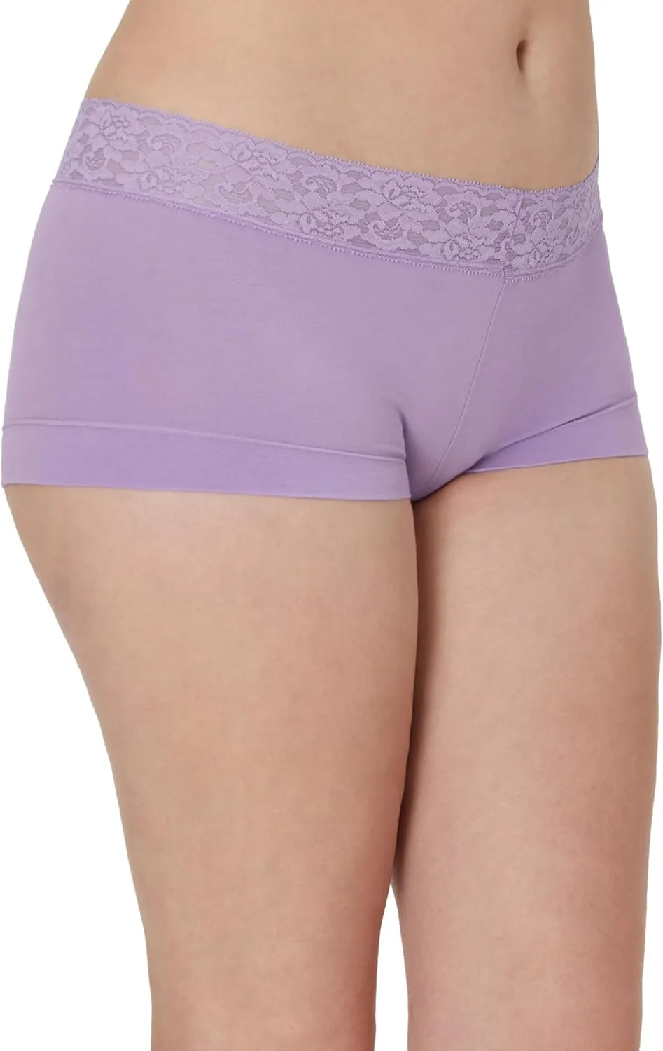 Maidenform Boy Shorts Pack, Stretch Cotton Boyshort Panties, Underwear for Women, 3-Pack