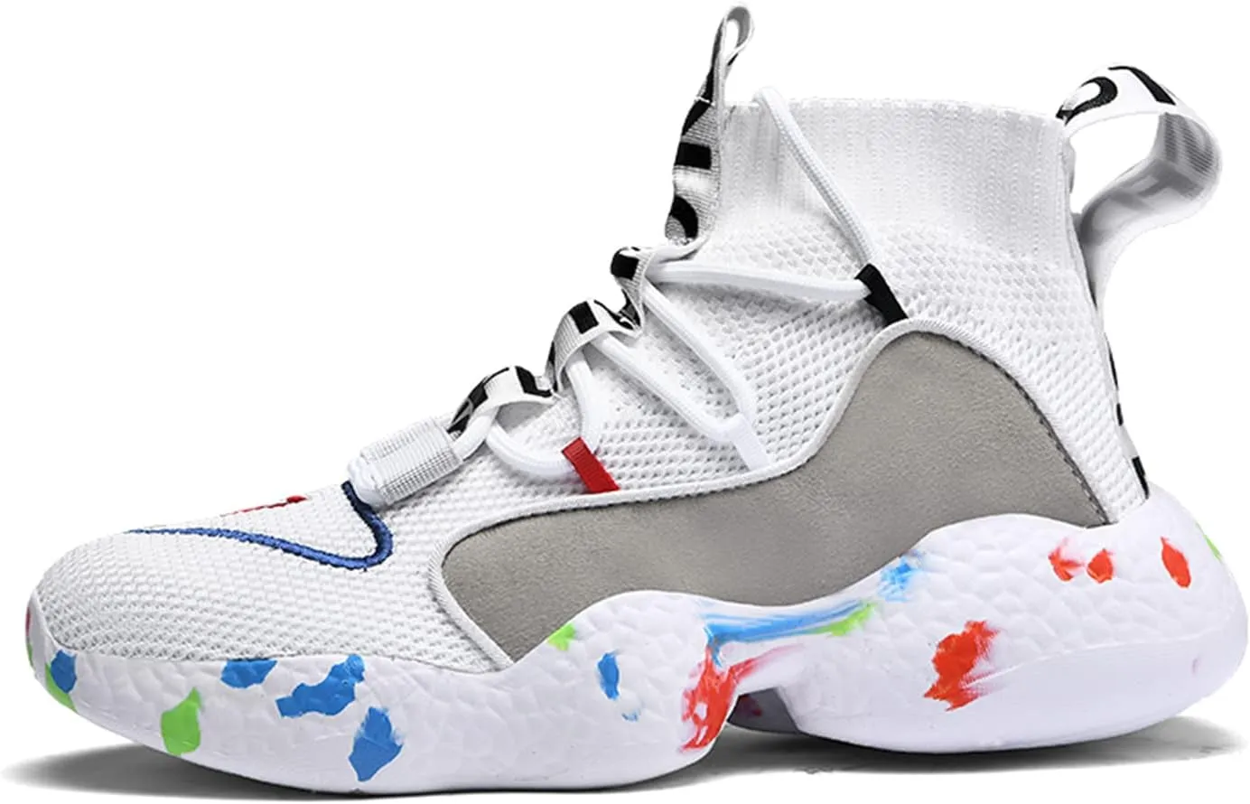 MDPCX Couple Shoes High top Men's Socks Shoes Running Light Breathable Casual Women's Sports Shoes Fashion Sports Shoes Climbing Shoes