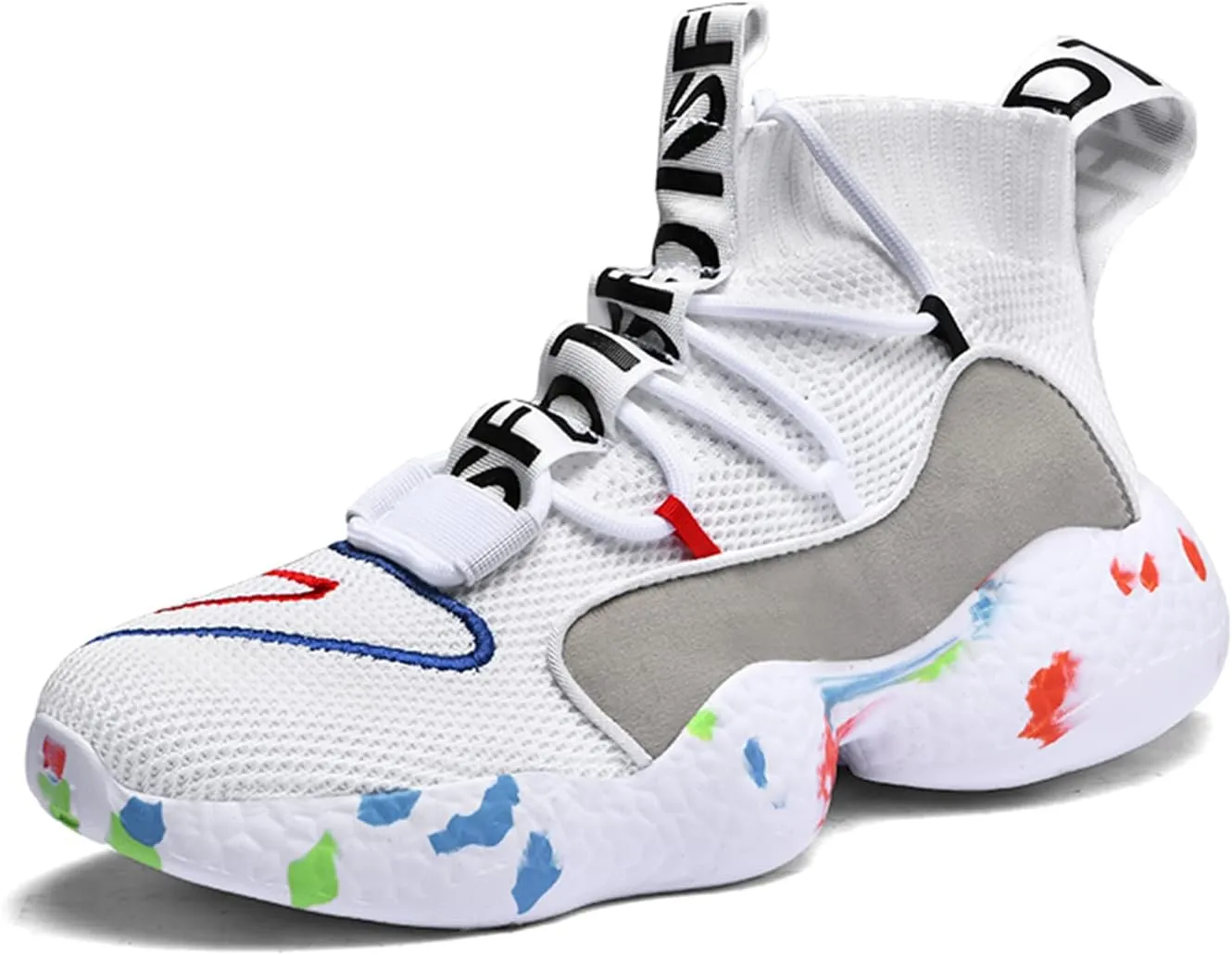 MDPCX Couple Shoes High top Men's Socks Shoes Running Light Breathable Casual Women's Sports Shoes Fashion Sports Shoes Climbing Shoes