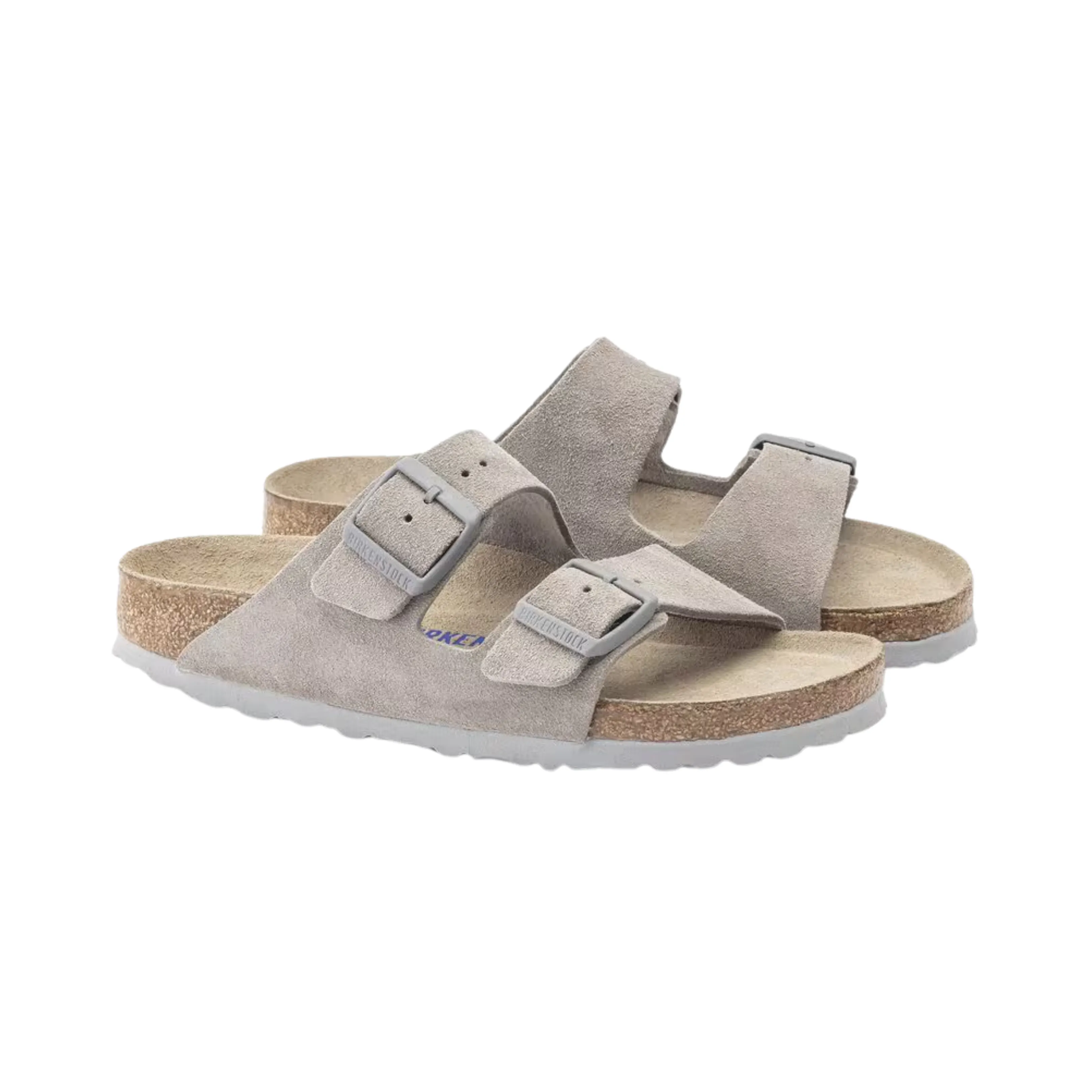 Men's Arizona Soft Footbed (Suede Leather) - Stone Coin