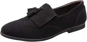 Men's Loafers Shoes Tassel Wing tip Brogue Embossed Anti-Slip Lightweight Slip On