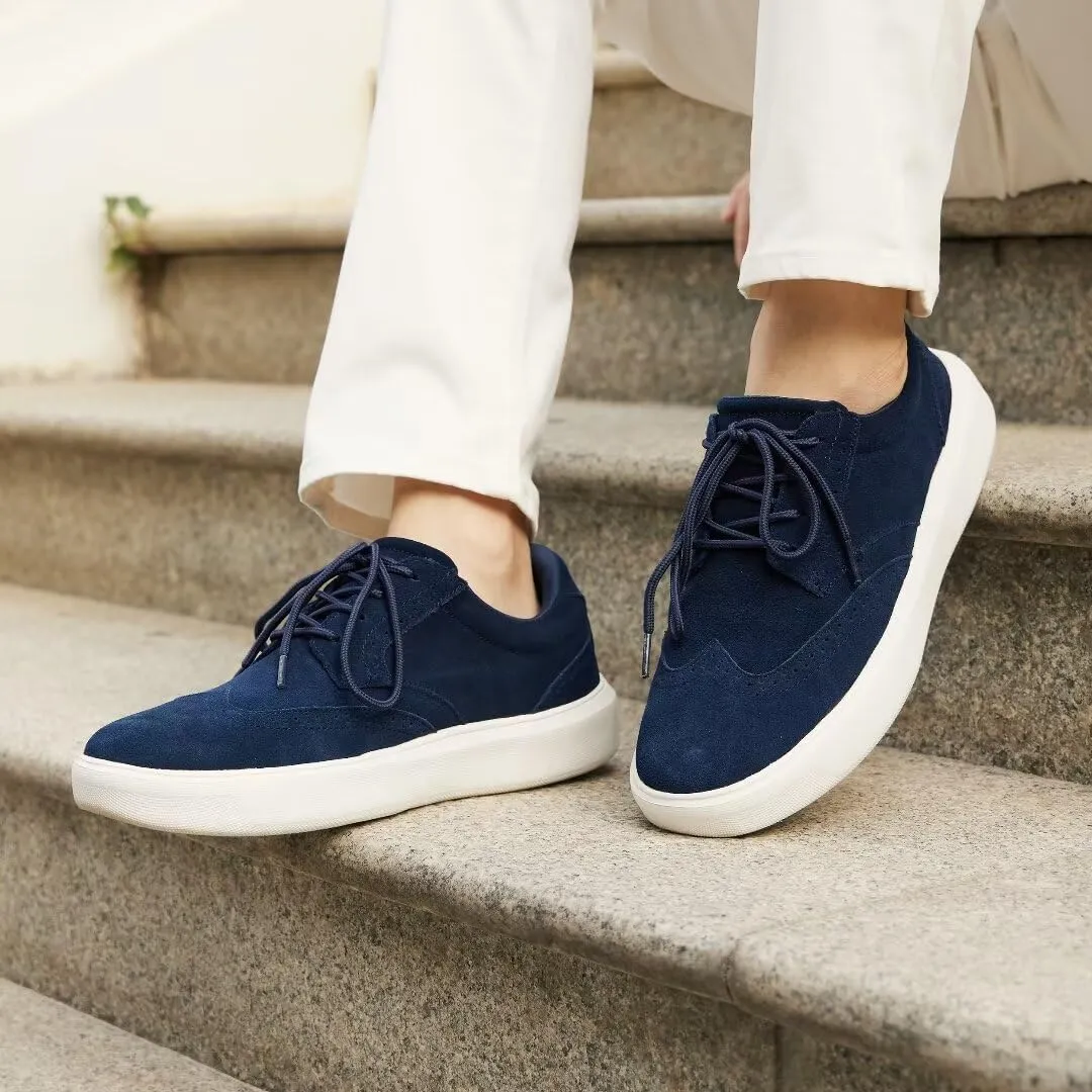 Men's Orthopedic Fashion Sneakers with Arch Support: Plantar Fasciitis Walking Shoes for Flat Feet, Comfortable Casual Flat Feet Orthotic Shoes for Ankle and Heel Pain Relief