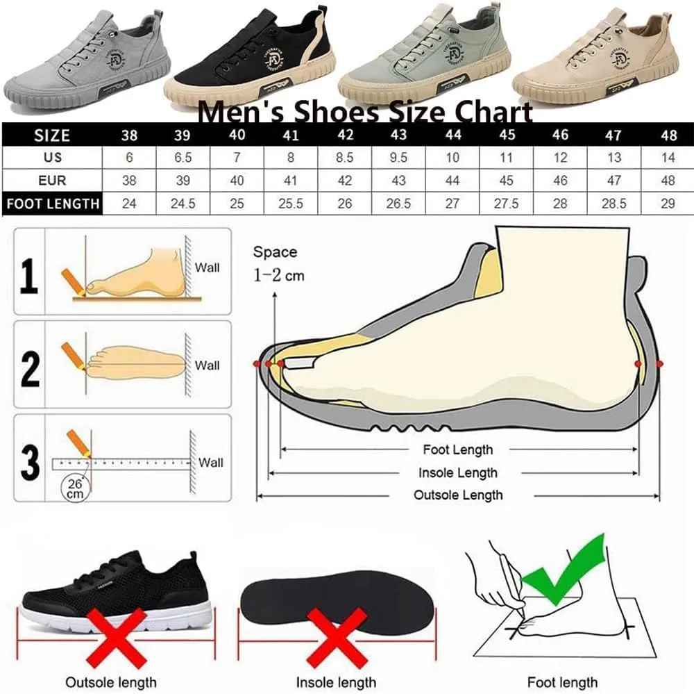 Men's Outdoor Low Top Sport Shoes,Slip On Shoes Fashion Sneakers,Non-Slip Lightweight Breathable Travel Casual Jogging Shoe,Casual Breathable Shoes
