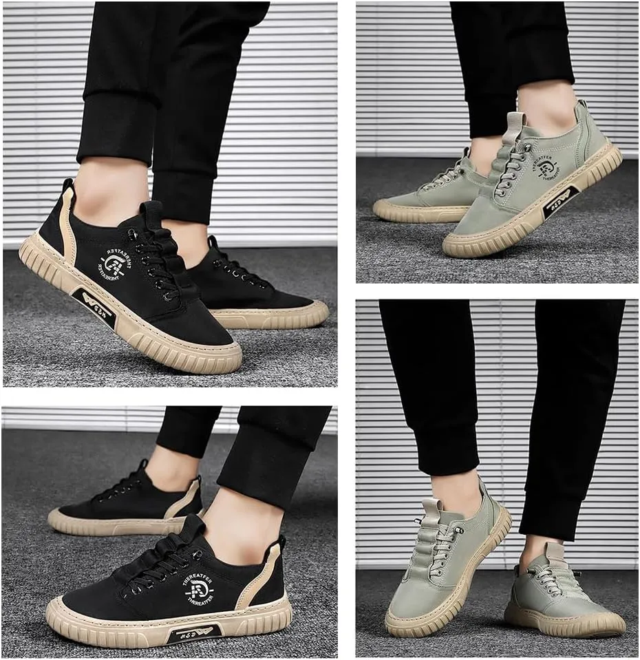 Men's Outdoor Low Top Sport Shoes,Slip On Shoes Fashion Sneakers,Non-Slip Lightweight Breathable Travel Casual Jogging Shoe,Casual Breathable Shoes