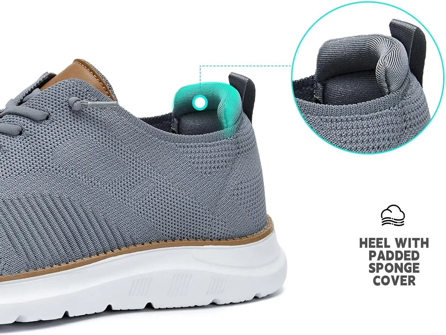 Mens Oxfords Casual Fashion Slip on Shoes Dress Business Sneakers Mesh Work Comfortable Lightweight Soft Sole
