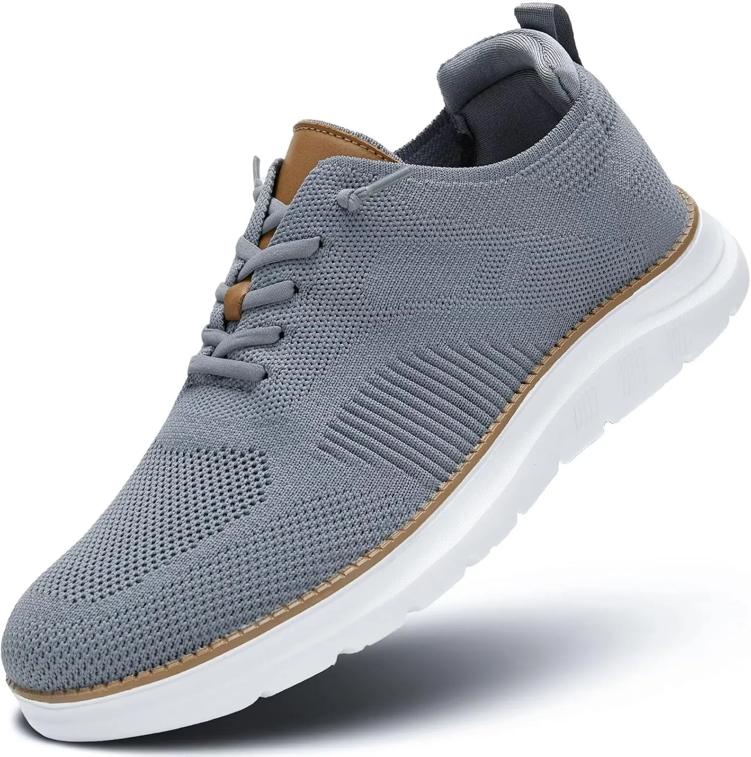 Mens Oxfords Casual Fashion Slip on Shoes Dress Business Sneakers Mesh Work Comfortable Lightweight Soft Sole
