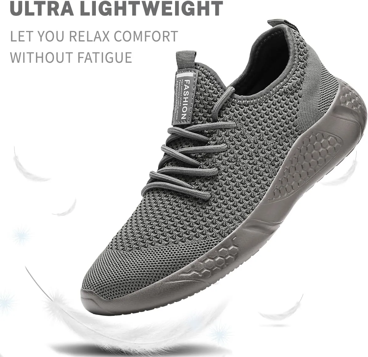 Men's Running Shoes Slip On Walking Comfortable Tennis Breathable Non Slip Athletic Gym Workout Cross Training Fashion Sneakers