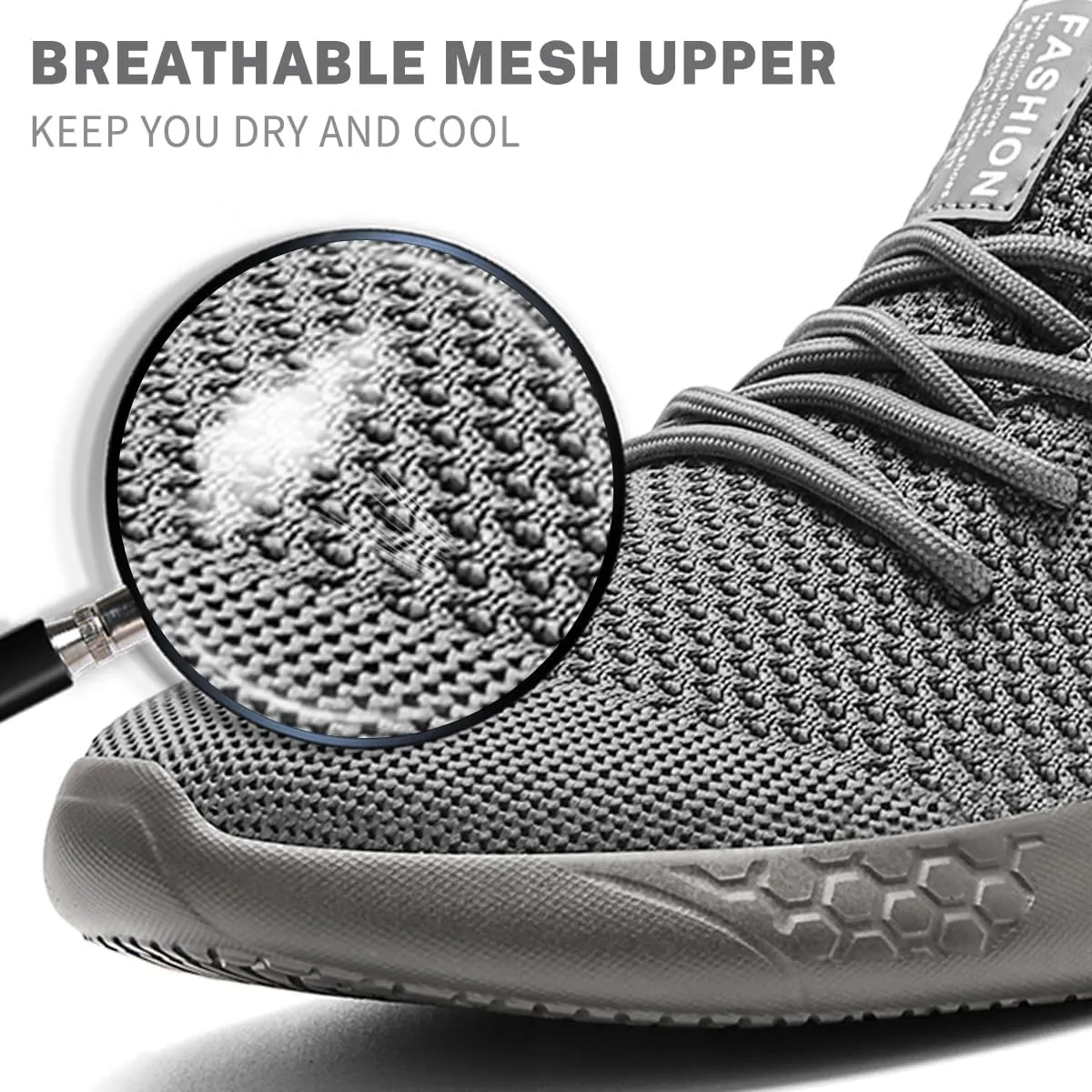 Men's Running Shoes Slip On Walking Comfortable Tennis Breathable Non Slip Athletic Gym Workout Cross Training Fashion Sneakers