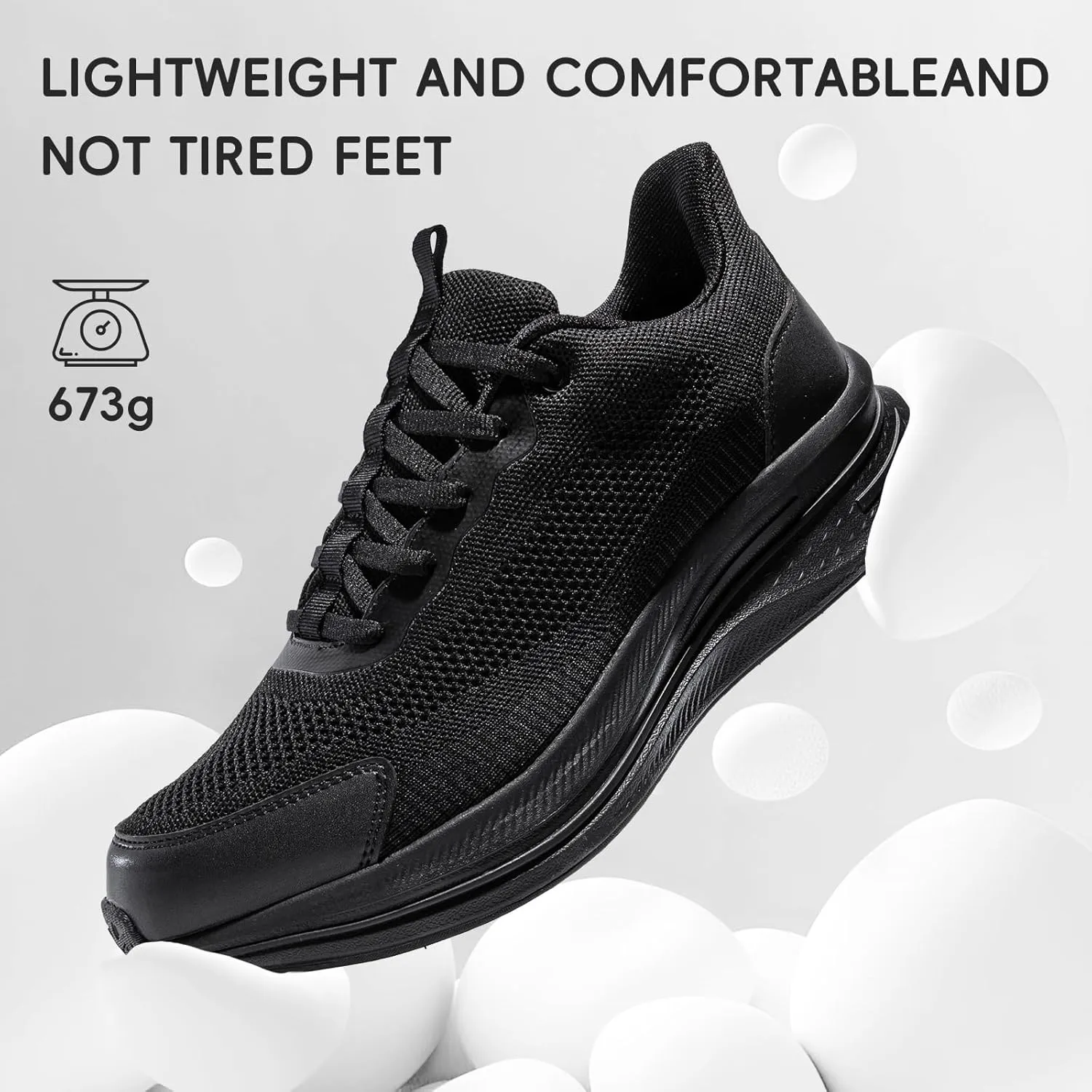 Mens Running Shoes Slip-on Walking Shoes for Men Athletic Gym Workout Sneakers Breathable Non Slip Tennis Cushioning Sneakers