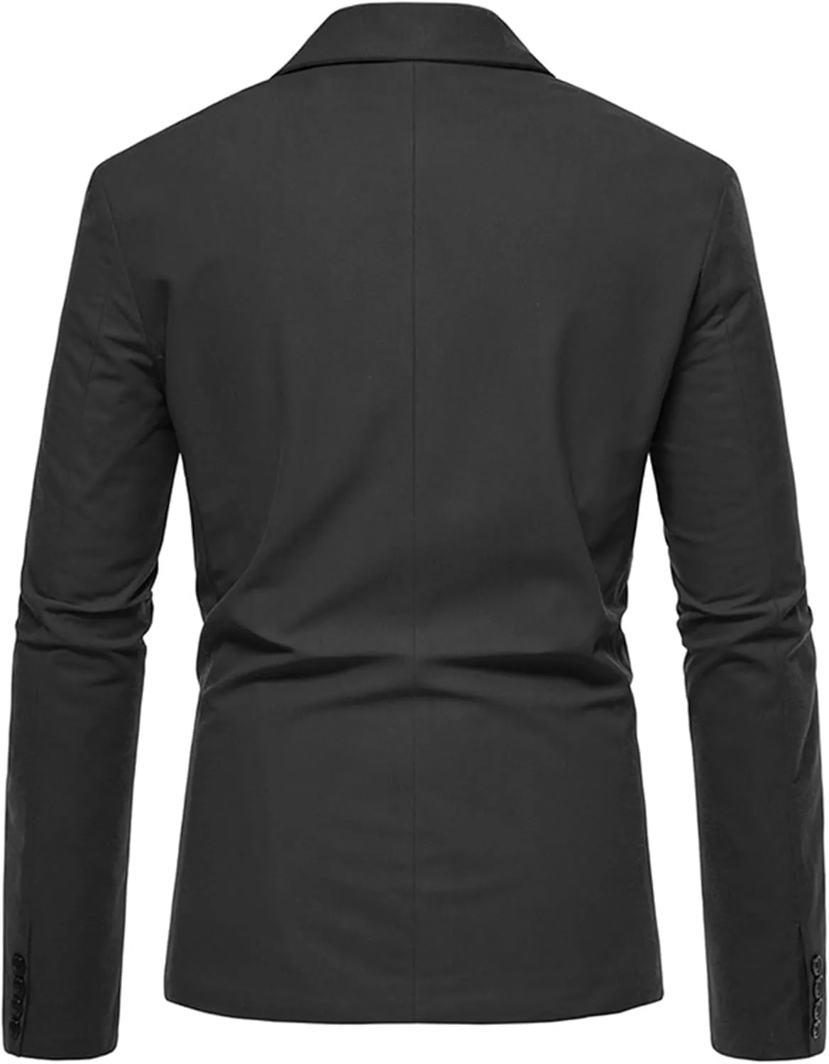 Mens Slim Fit Sport Coat Casual Blazer One Button Business Suit Jacket Stretch Travel Lightweight Suit Jacket