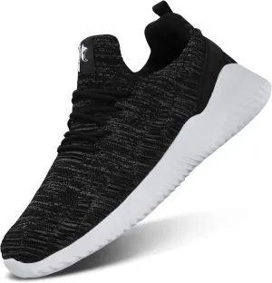 Mens Slip On Sneakers Non Slip Work Shoes Lightweight Mesh for Casual Tennis Running Walking Shoes