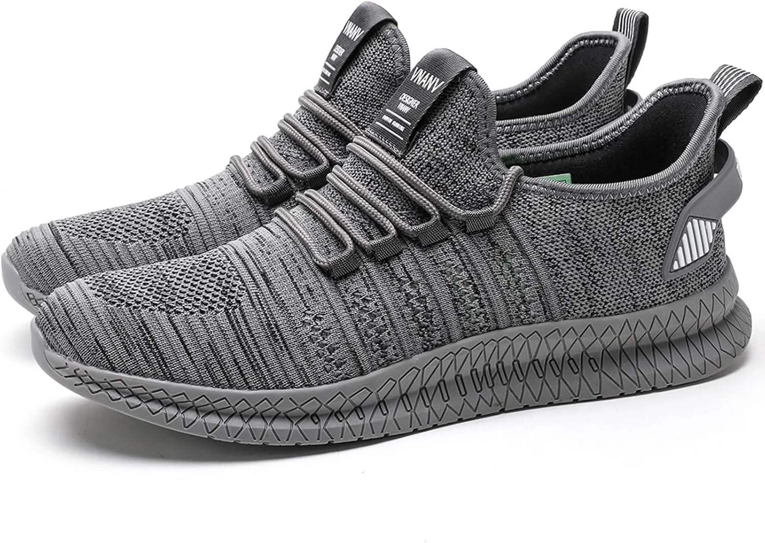 Mens Slip On Walking Shoes Lightweight Breathable Non Slip Running Comfortable Gym Tennis Athletic Fashion Sneakers Men