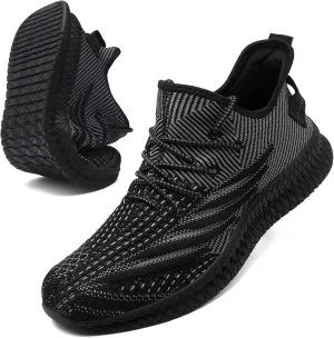 Mens Slip On Walking Shoes Lightweight Breathable Non Slip Running Comfortable Gym Tennis Athletic Fashion Sneakers Men
