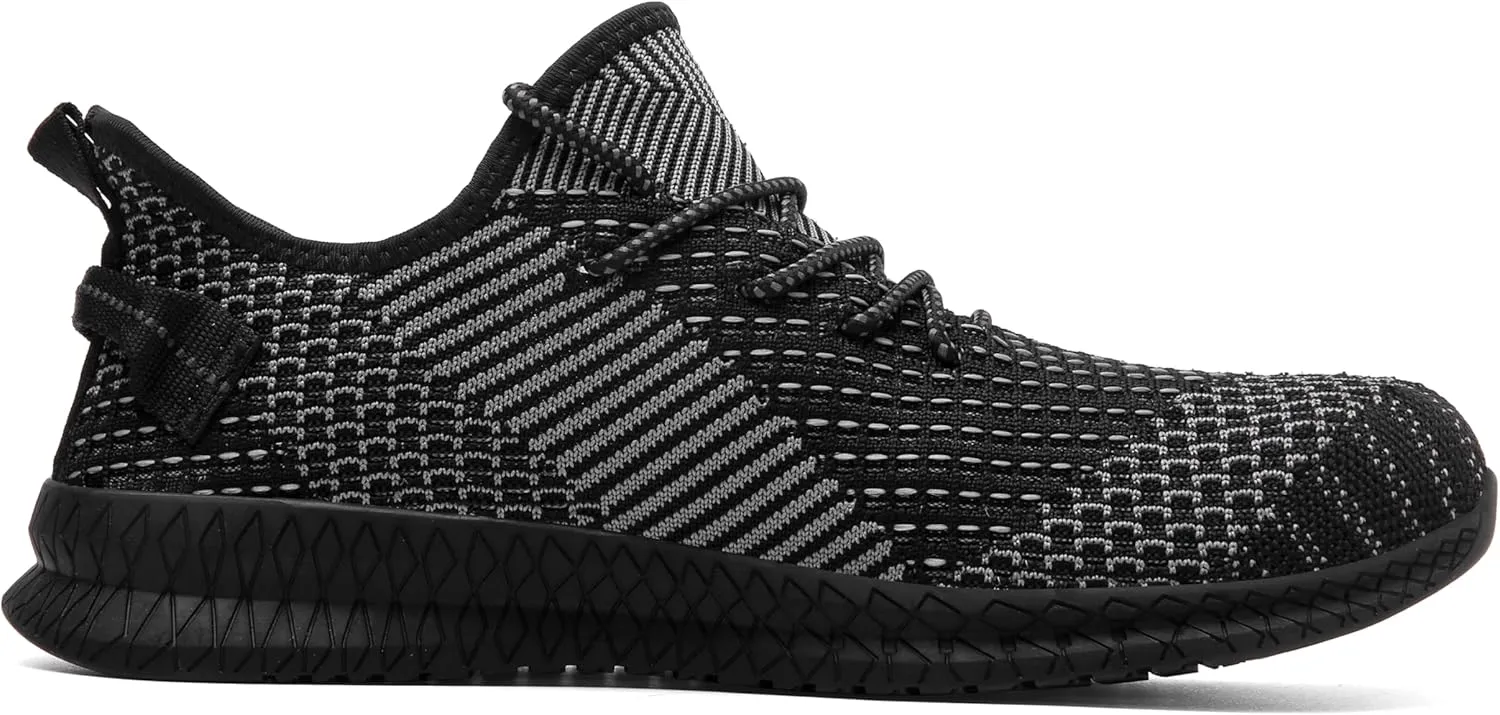 Mens Slip On Walking Shoes Lightweight Breathable Non Slip Running Comfortable Gym Tennis Athletic Fashion Sneakers Men