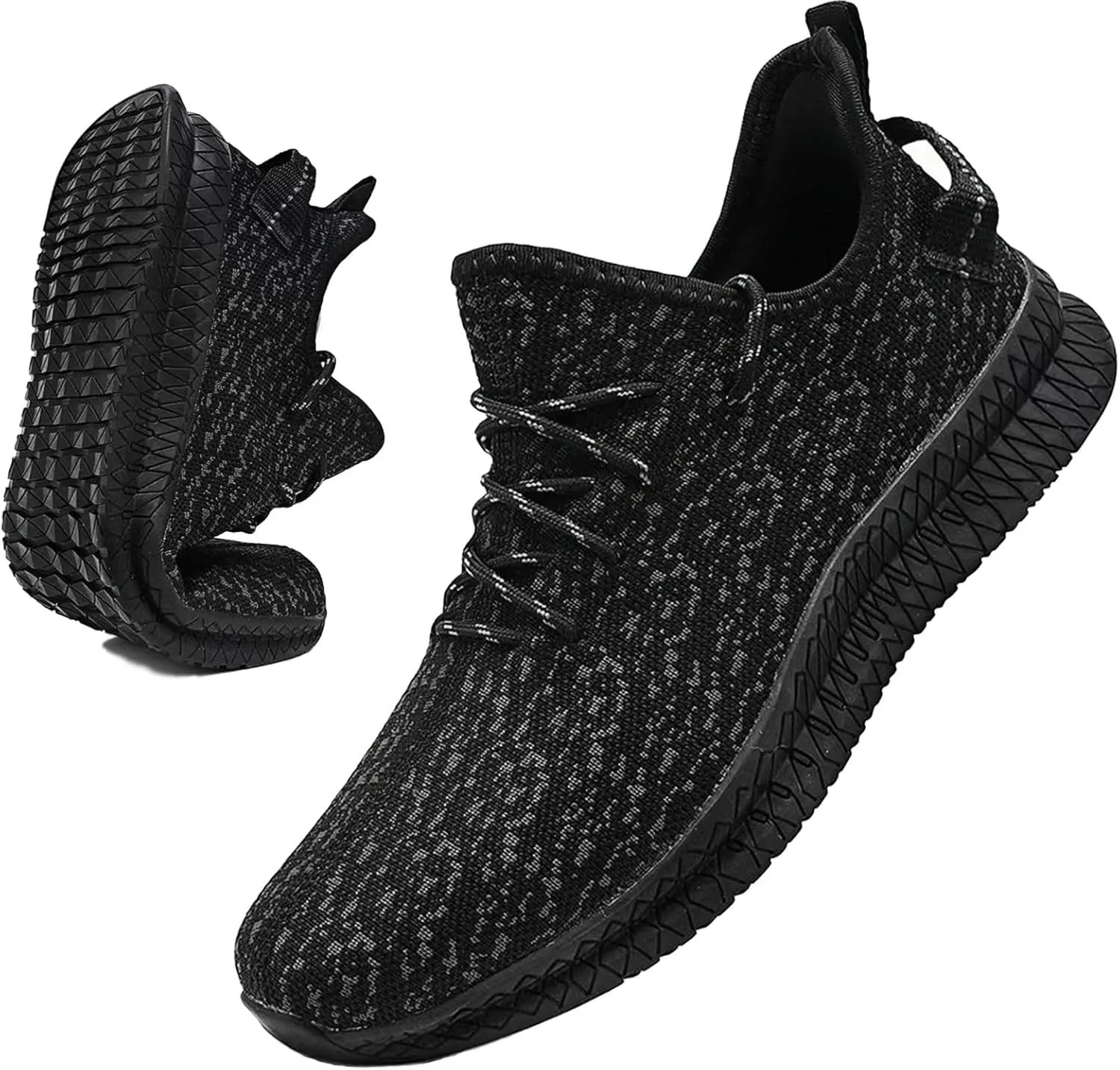Mens Slip On Walking Shoes Lightweight Breathable Non Slip Running Comfortable Gym Tennis Athletic Fashion Sneakers Men