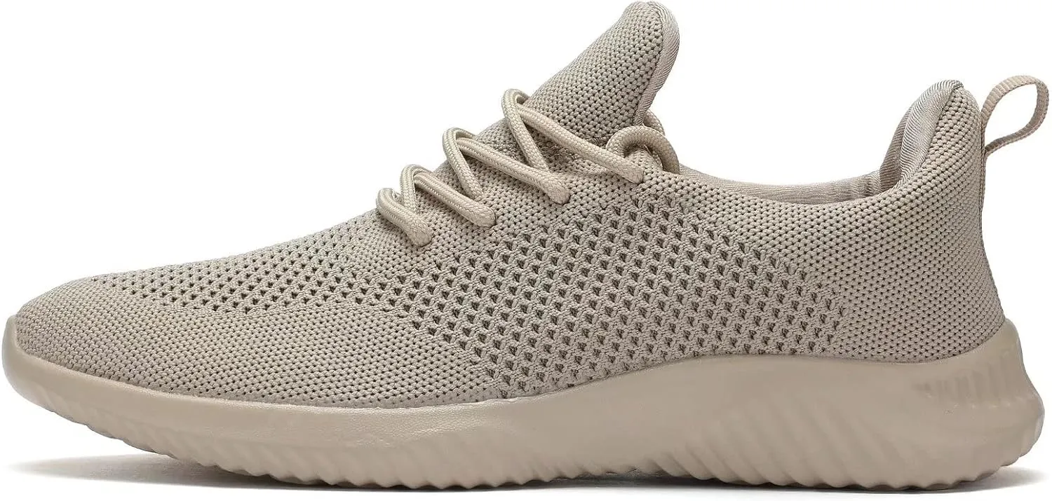 Men's Slip on Walking Shoes Ultra Light Breathable Non Slip Running Shoes Casual Fashion Sneakers Mesh Workout Sports