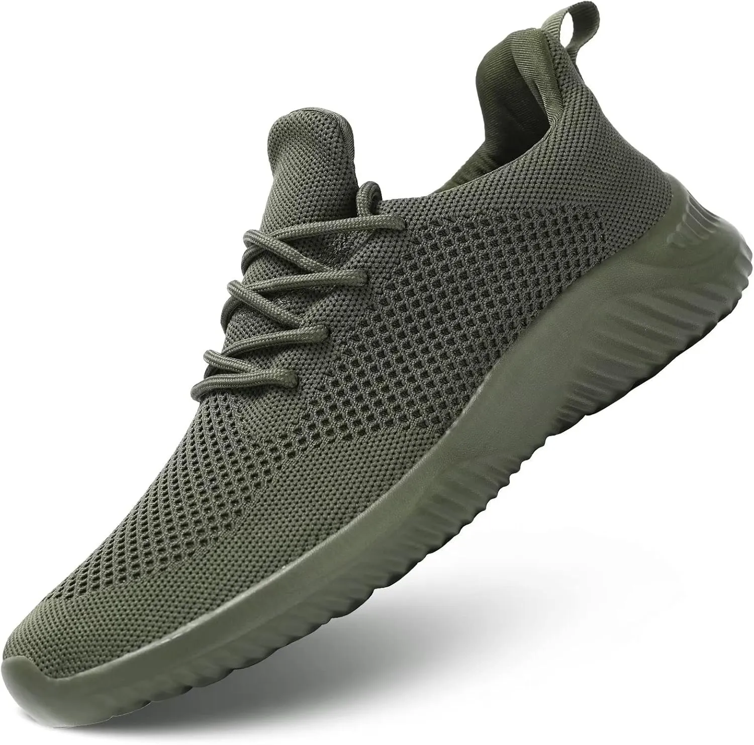 Men's Slip on Walking Shoes Ultra Light Breathable Non Slip Running Shoes Casual Fashion Sneakers Mesh Workout Sports