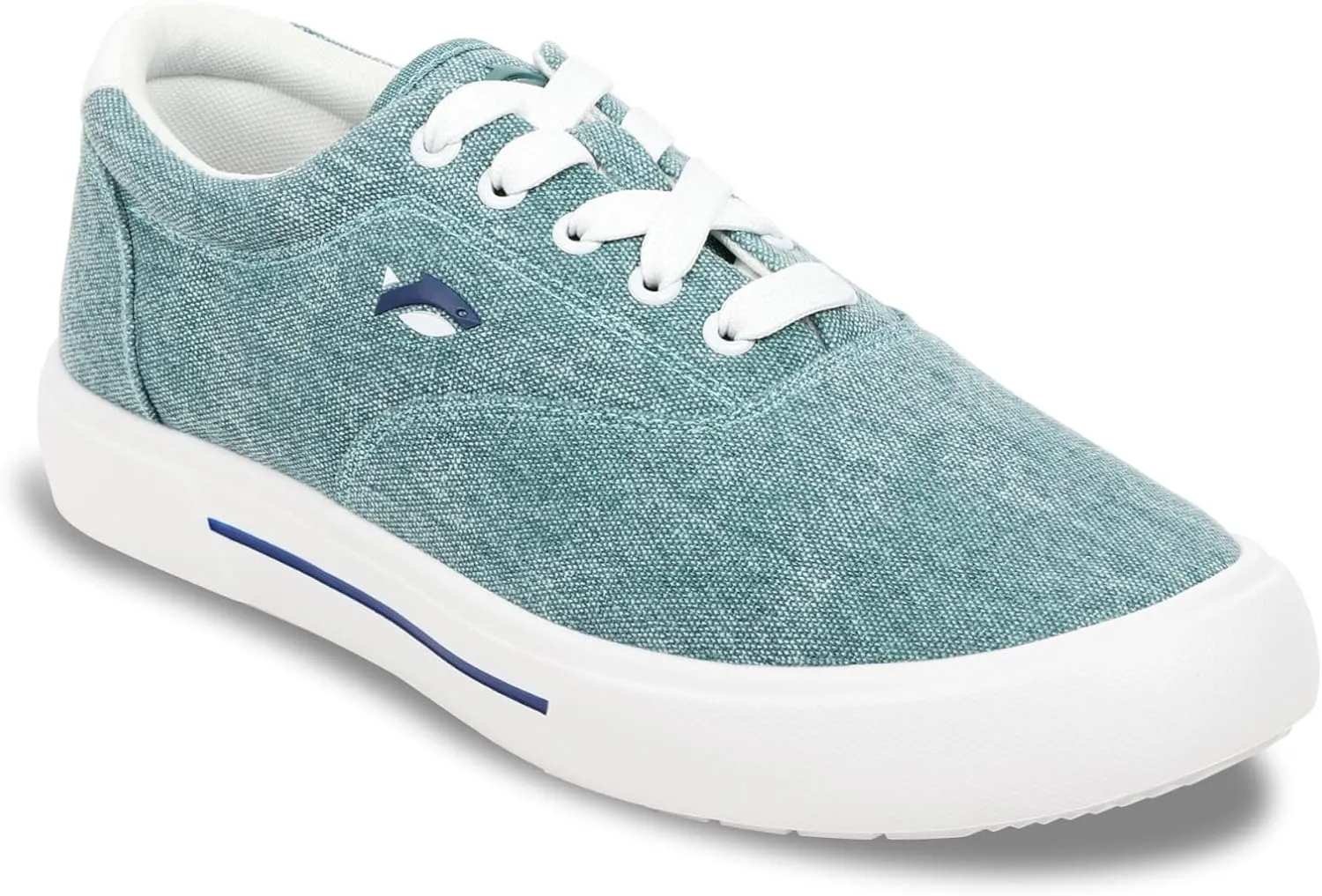 Men's Sunwashed Lace-up Fishing Shoes | Water-Repellent, Pre-Shrunk Nylon/Cotton Blend | Arch Support, Padded Collar, & Sneaker Platform