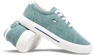 Men's Sunwashed Lace-up Fishing Shoes | Water-Repellent, Pre-Shrunk Nylon/Cotton Blend | Arch Support, Padded Collar, & Sneaker Platform