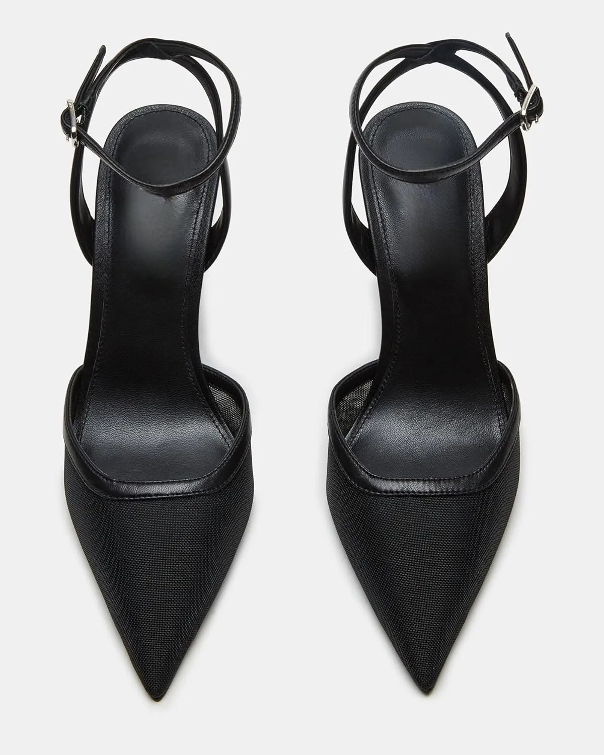 Mesh Closed Pointed Toe High Heels for Women