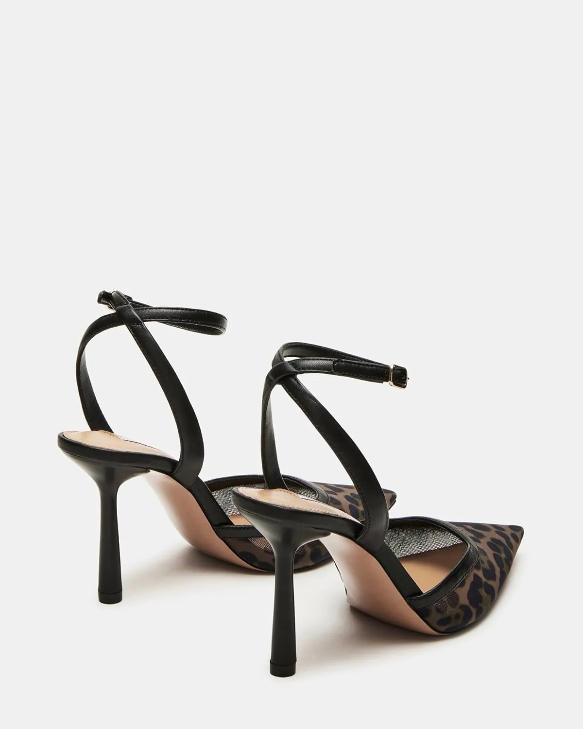 Mesh Closed Pointed Toe High Heels for Women