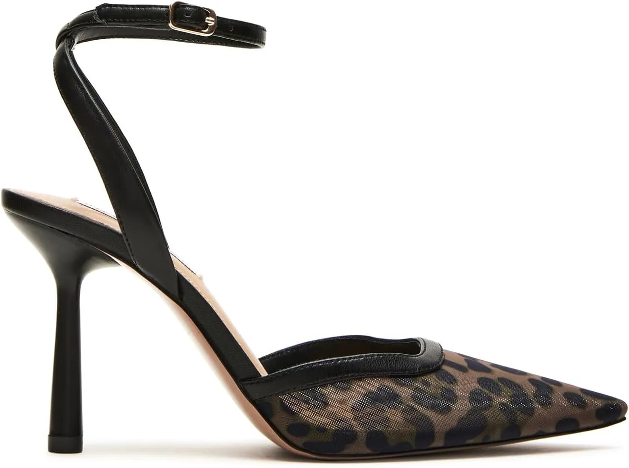 Mesh Closed Pointed Toe High Heels for Women