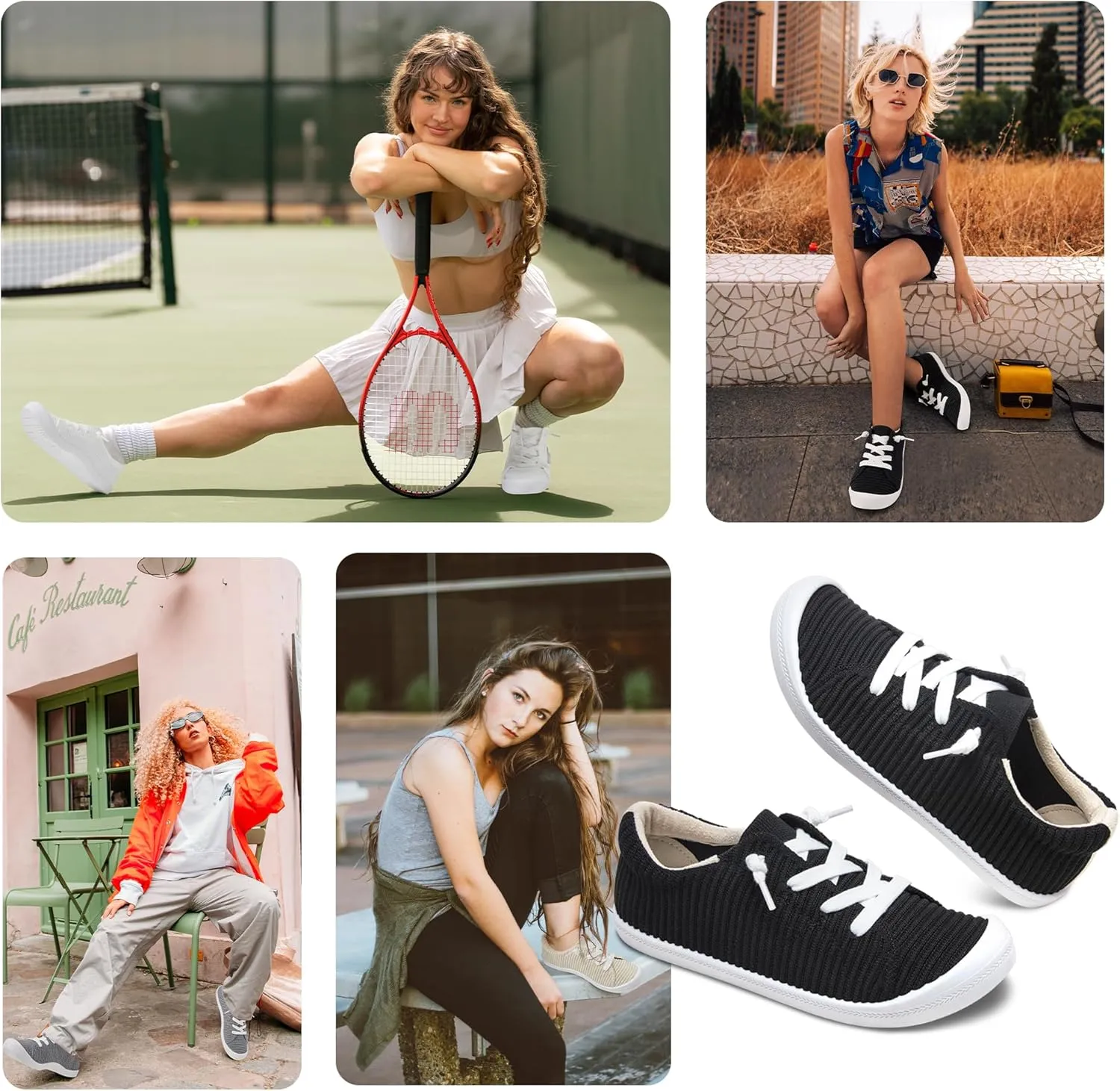 Mesh Slip On Shoes Women Comfort Knit Slip On Loafer Casual Fashion Sneaker Lightweight and Breathable Walking Flats