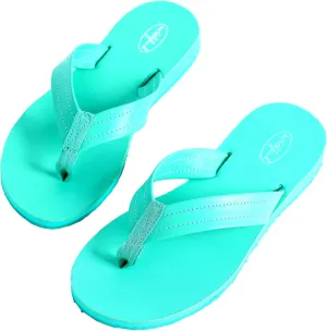 Millffy Womens Flip Flops Comfortable Beach Slides Leather Thongs Slippers Flat Comfy Casual Thin Strap Sandals