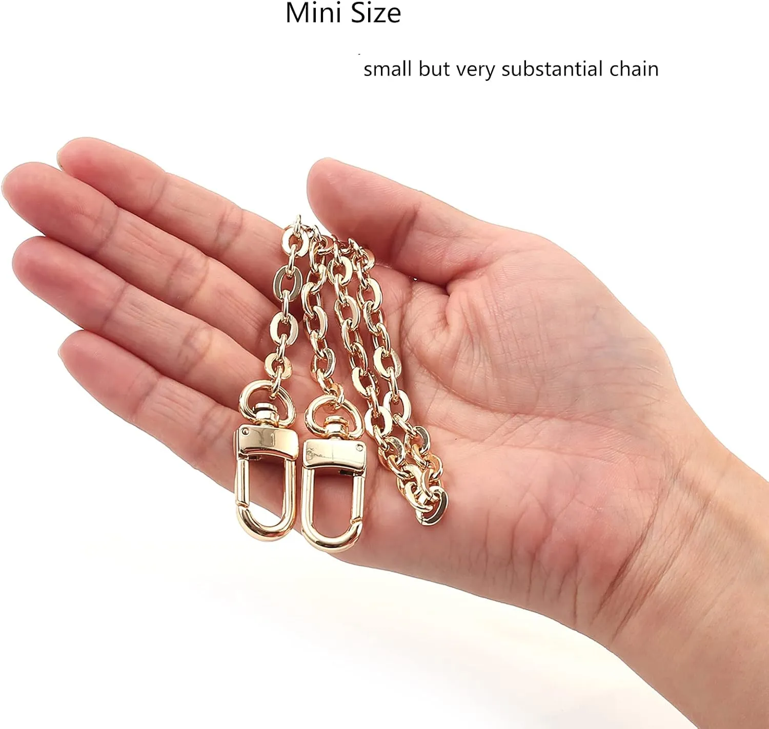 Mini Copper Purse Chain Shoulder Crossbody Strap Bag Accessories Charm Decoration