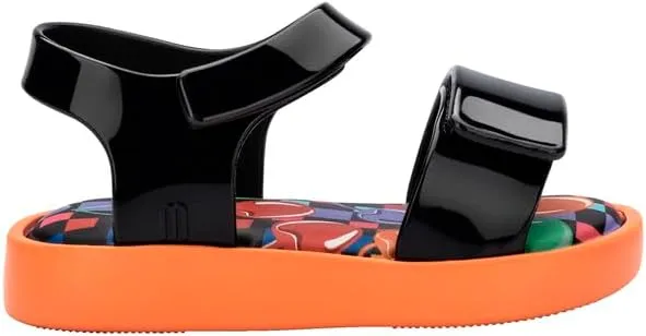 mini melissa Jump Sandals for Babies & Toddlers - Papete Jelly Sandal w/Velcro Fastener, Comfy Sandals for Toddler Girls