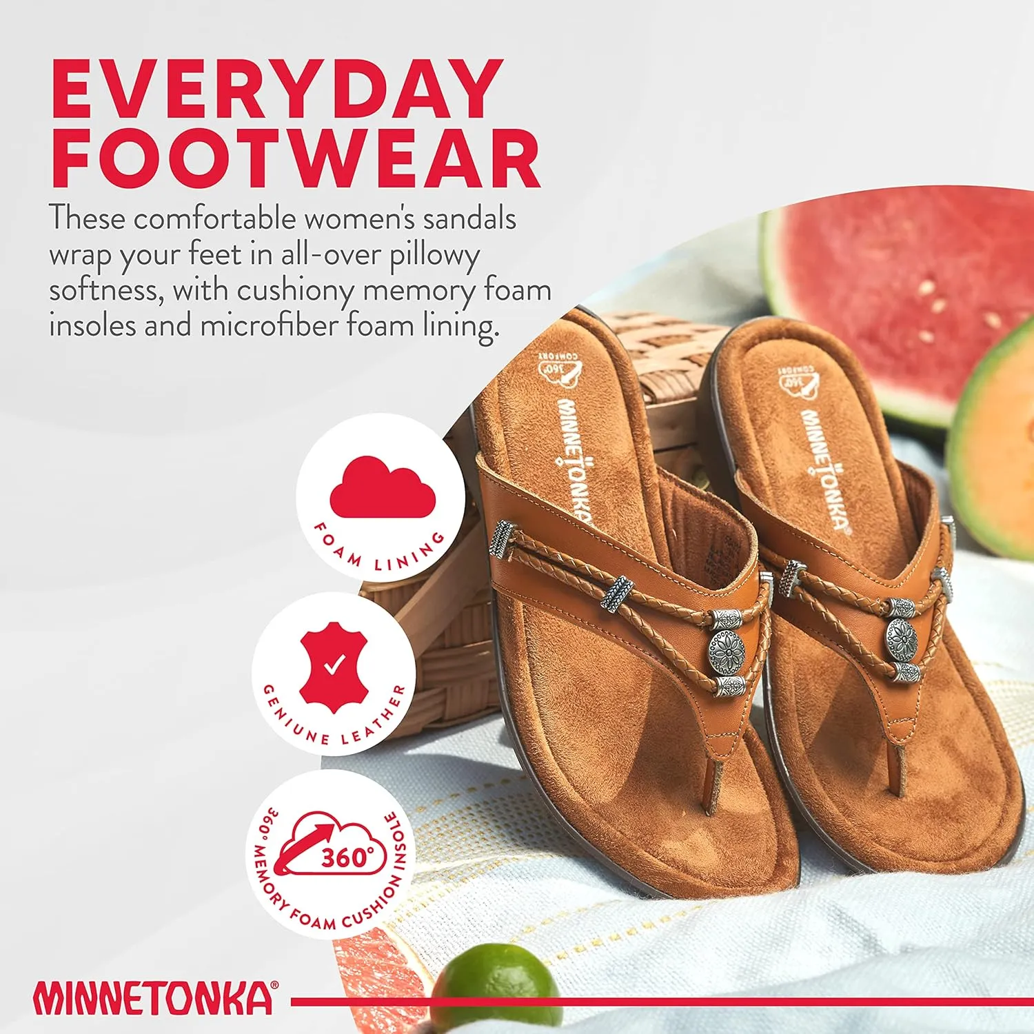 Minnetonka Women's Silverthorne 360° Sandal