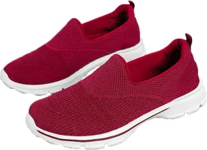 MizHome Women's Athletic Running Shoes Breathable Casual Mesh-Comfortable Slip on Sneakers