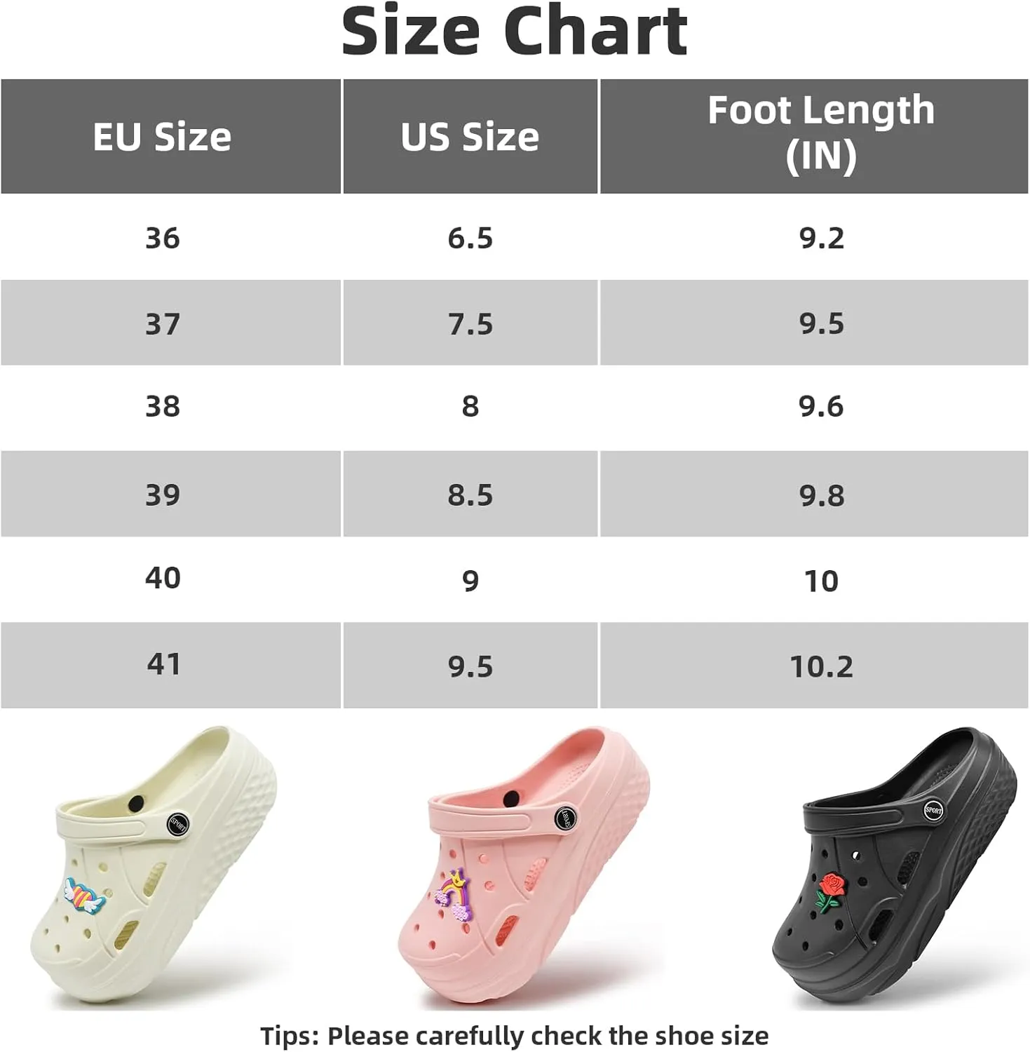 Mnplciea Women's Platform Clogs Non-Slip Garden Shoes Summer Slip On Comfortable Beach Sandals Slippers