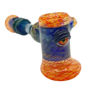 Modified Creations x Thick Nick Glass - 2 Eyed UV Zanfirico Latticino Hammer