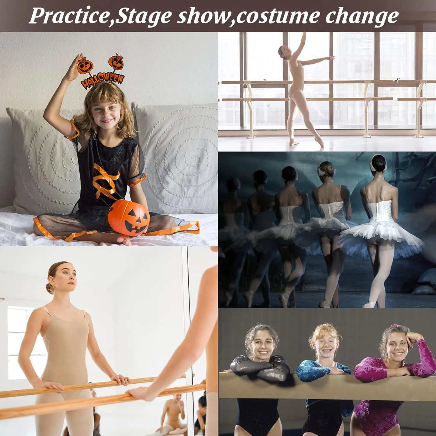 MOLLDAN Women Undergarments for Girls Dance Ballet Leotard Dancewear