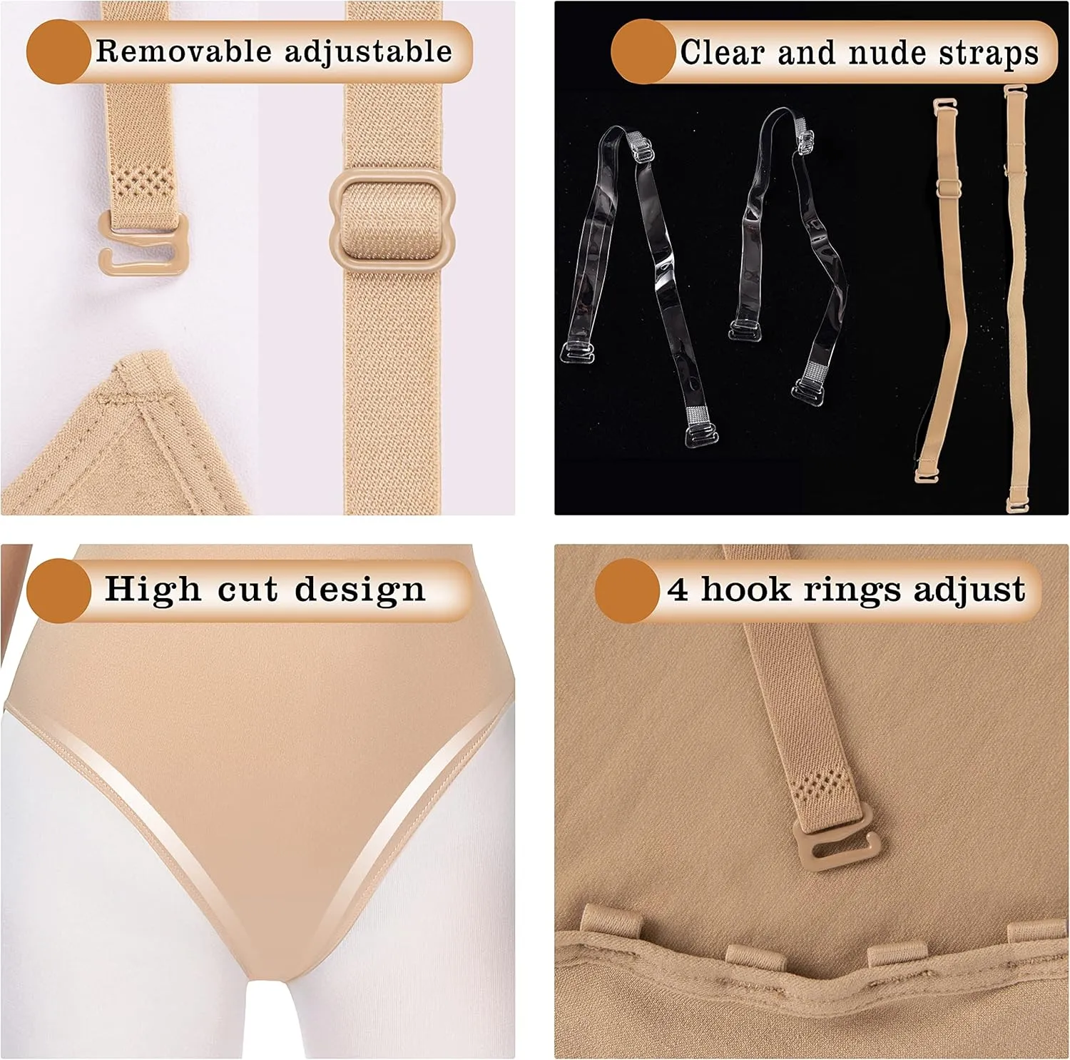 MOLLDAN Women Undergarments for Girls Dance Ballet Leotard Dancewear