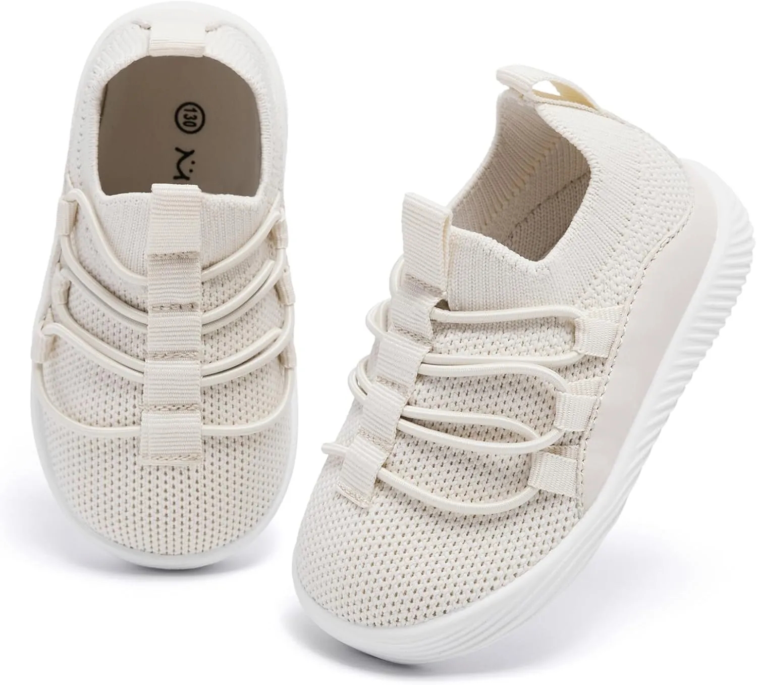 MORENDL Toddler Slip On Sneakers Baby Walking Shoes Non-Slip Breathable Boys & Girls Tennis Shoes Infant Running Shoes