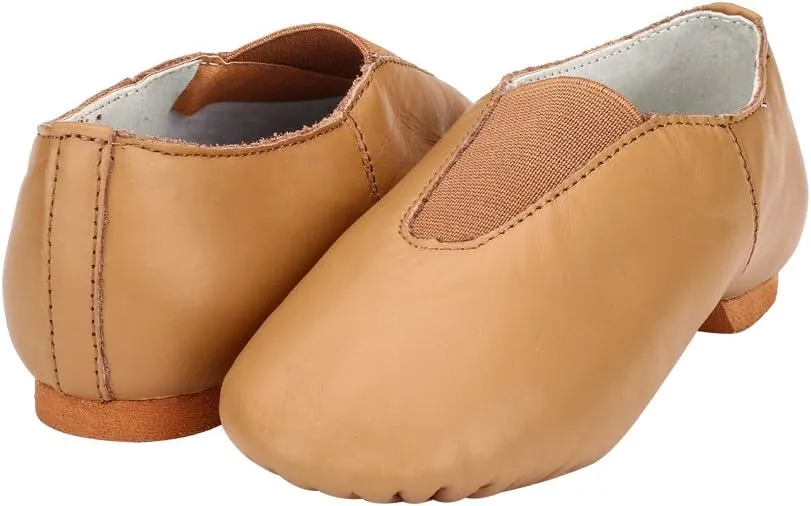 MSMAX Unisex Slip on Jazz Shoes Ballet Dancing Performance Flats for Girls and Boys