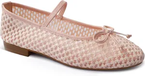 MUCCCUTE Women's Mesh Ballet Flats, Round Toe Ballerina Flats Shoes Casual Dress Mary Jane Flats
